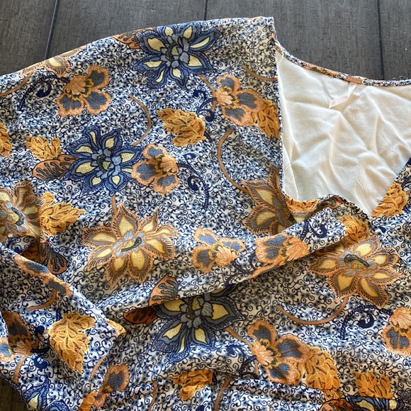 Free People Teegan Floral Long Sleeve Minidress NWT size XS - Picture 4 of 5